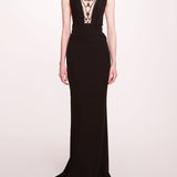 Jewel Embellished Column Gown | Marchesa