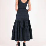 Voile Tiered Maxi Dress