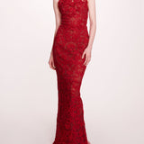 Corded Column Gown | Marchesa