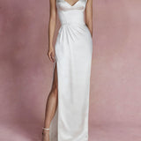 Satin Bustier Gown | Marchesa