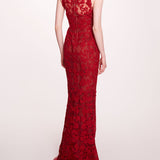 Corded Column Gown | Marchesa