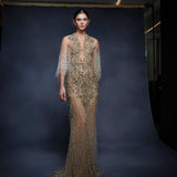 Look 3 Cape | Marchesa