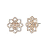 Gold Lace Floral Button | Marchesa
