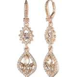 Poised Rose Midi Drop Earring | Marchesa