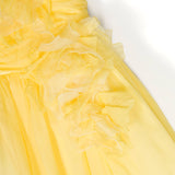 Flower-Embellished Crepe Gown | Marchesa