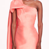 Silk Mikado Midi Dress | Marchesa