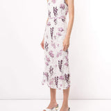 Sleeveless Floral Guipure Dress Marchesa