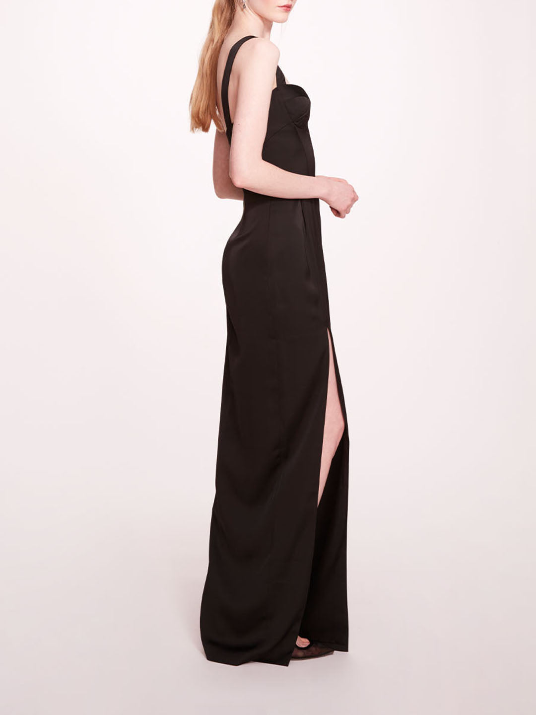 Satin Bustier Gown | Marchesa