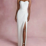 Twist Crepe Column Gown | Marchesa