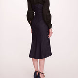 Denim Poplin Shirt Dress | Marchesa