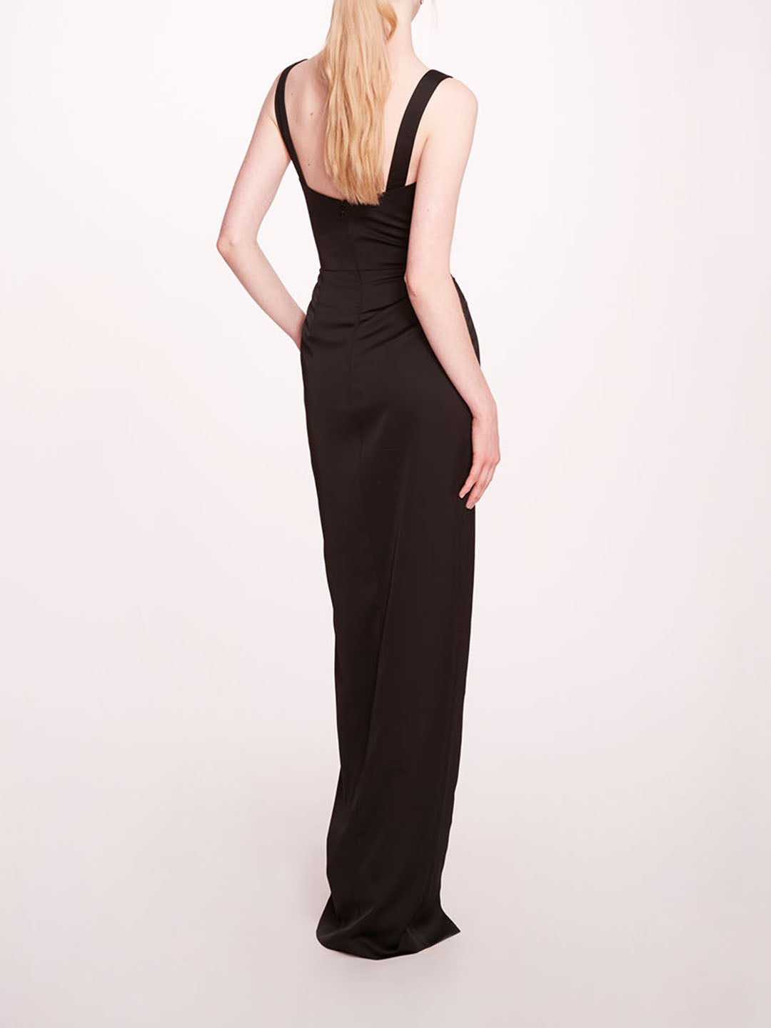 Satin Bustier Gown | Marchesa