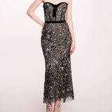 Climbing Vines Midi Dress | Marchesa