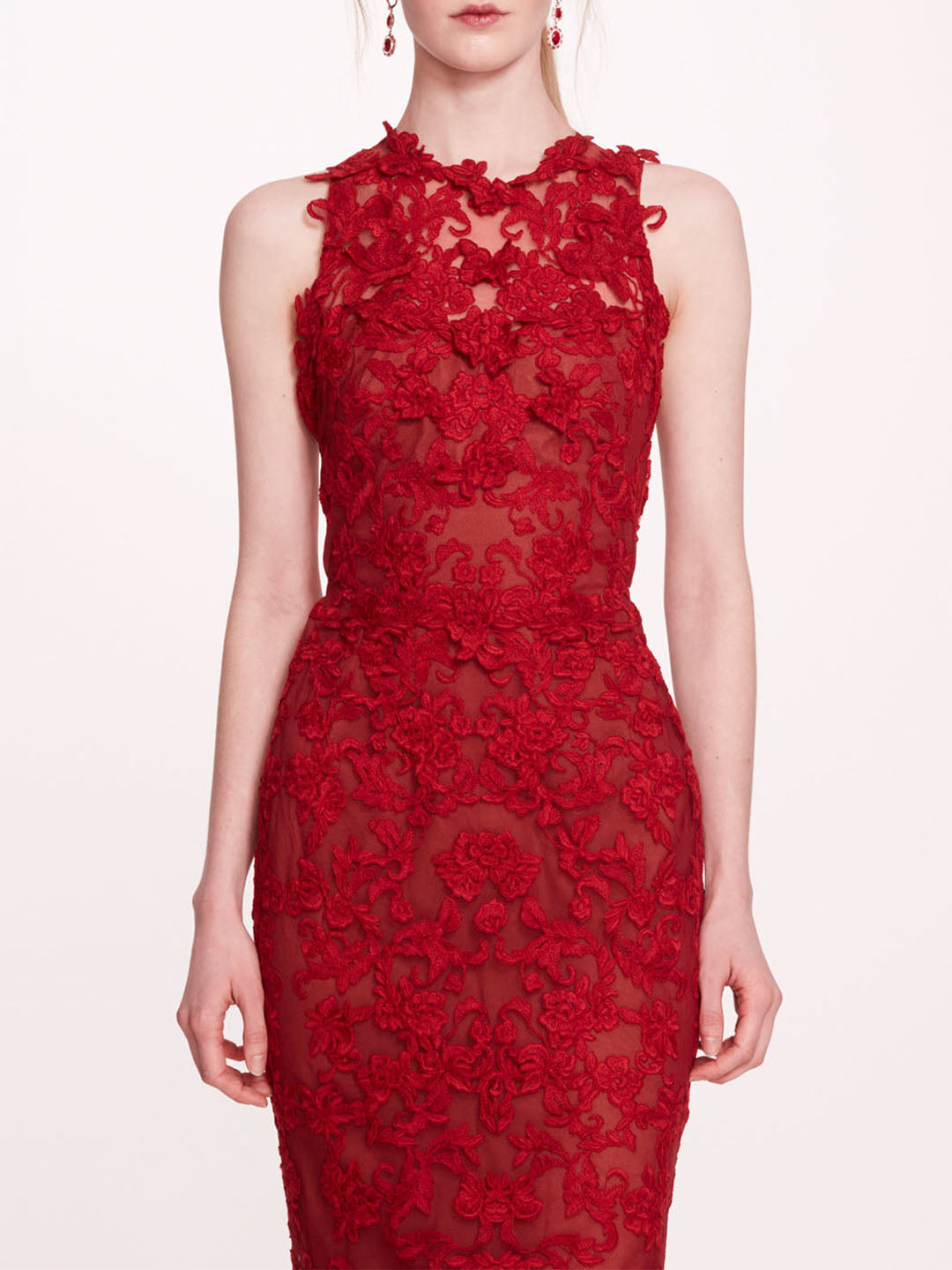 Corded Column Gown | Marchesa