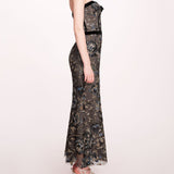 Climbing Vines Midi Dress | Marchesa