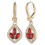 Poised Red Mini Drop Earring | Marchesa