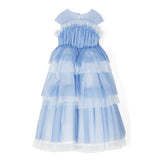 Flower-Embellished Tulle Gown | Marchesa