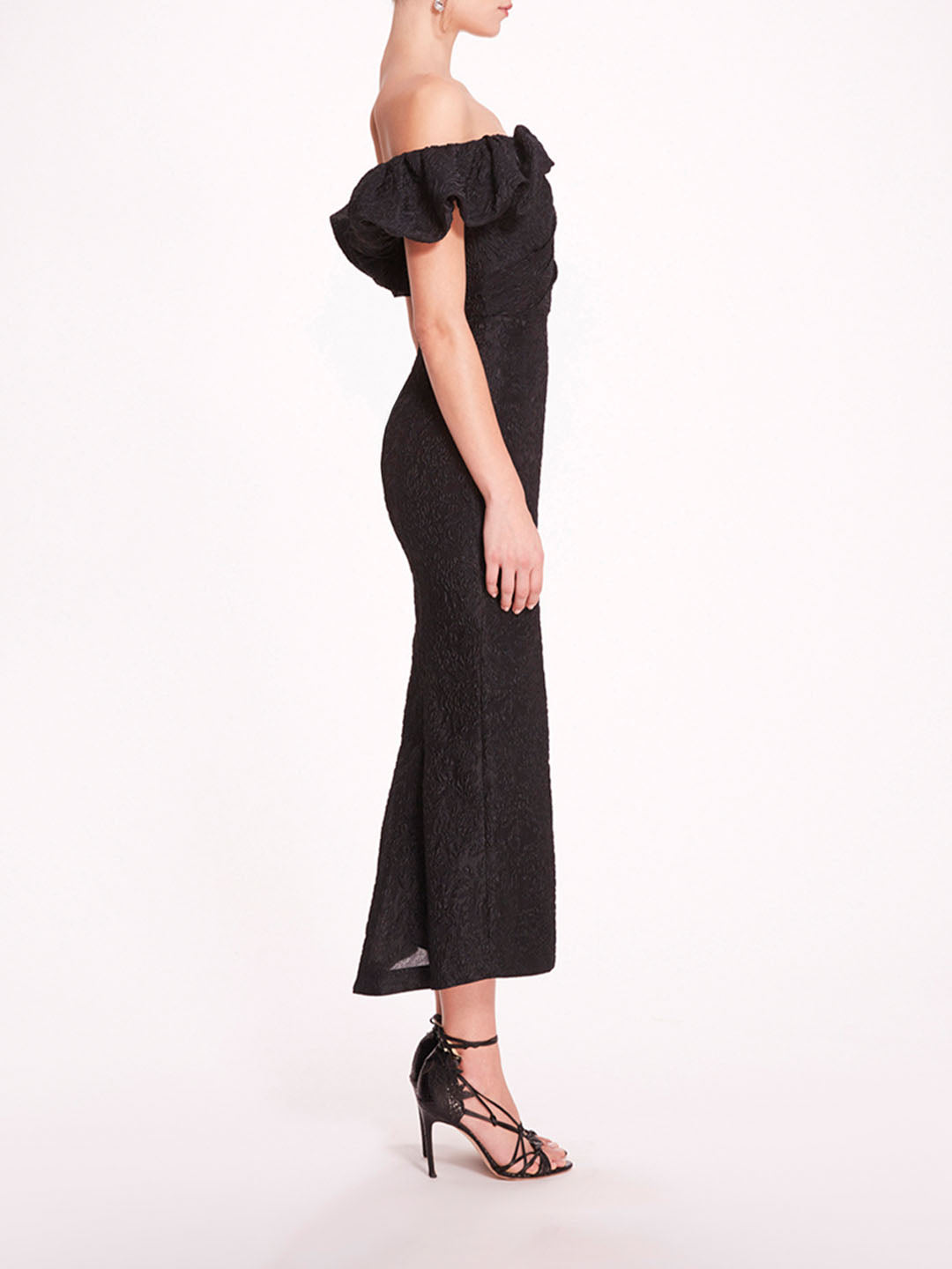 Cloque Midi Dress | Marchesa